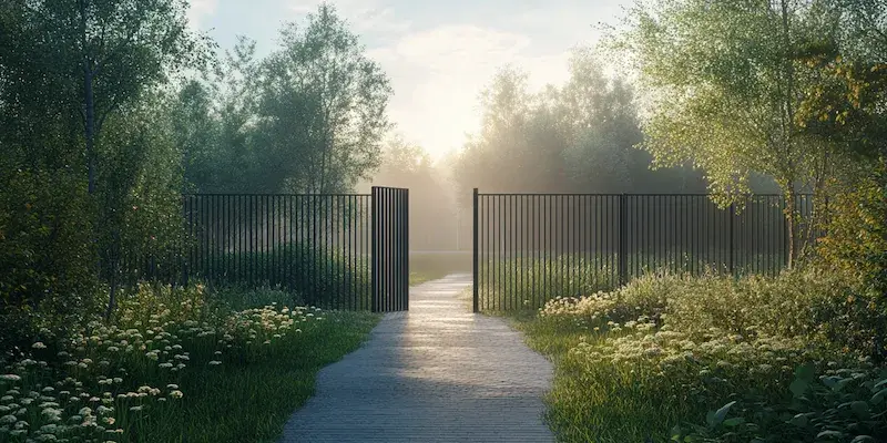 Alu Sichtschutzzaun aus Polen