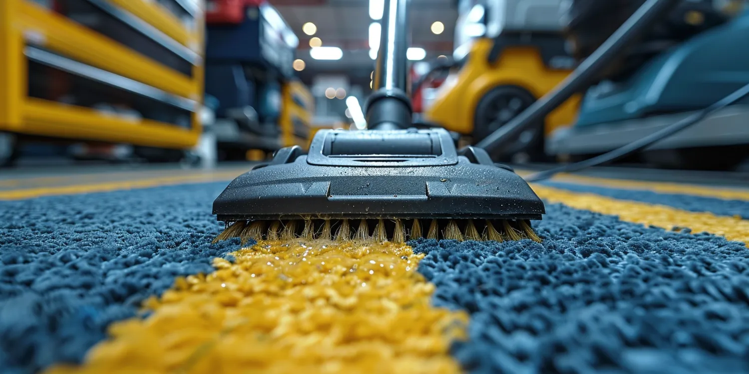 Usługa chemicznego prania wykładzin biurowych